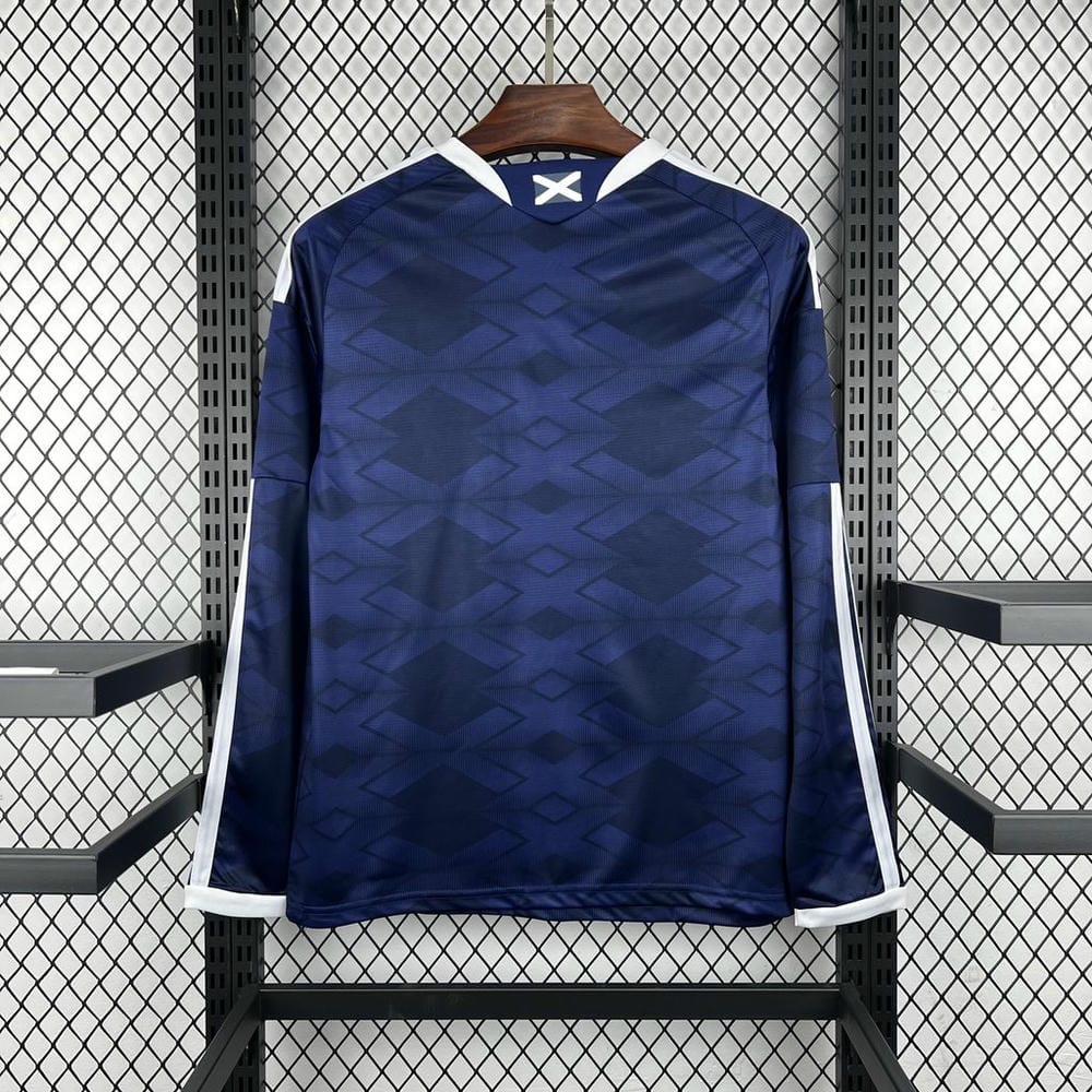 Mens Scotland 2026 World Cup Home Long Sleeve Jersey - SHEYEEPY TRADING LIMITED